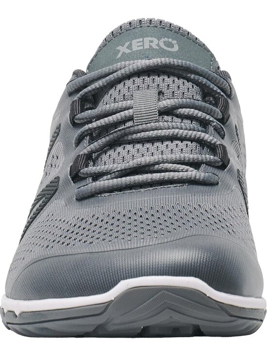 Xero Men\'s Steel Gray Rubber Lightweight Lace Up Running Classy Athletic Shoes